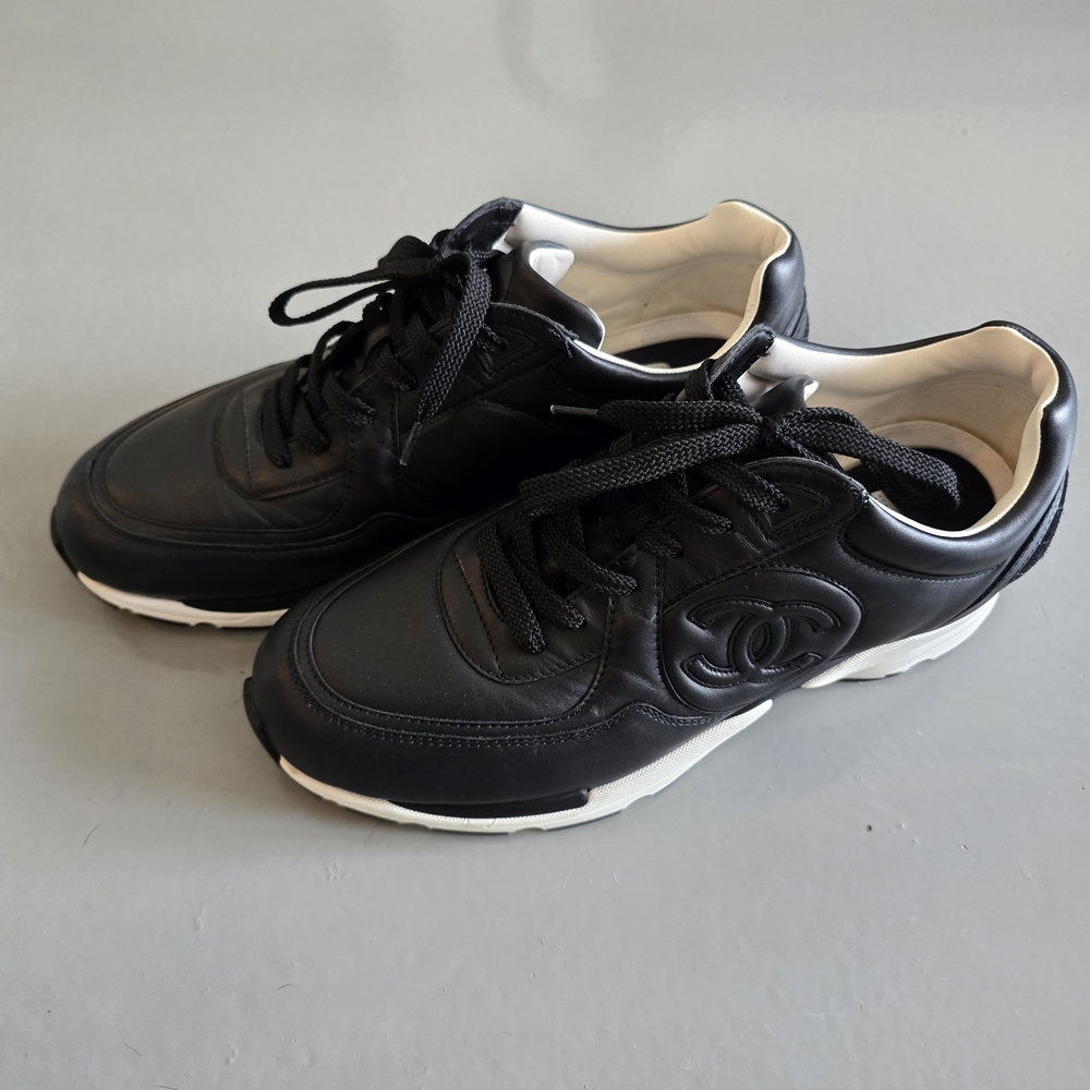 2023 CC Leather Sneakers - Picture 1 of 8